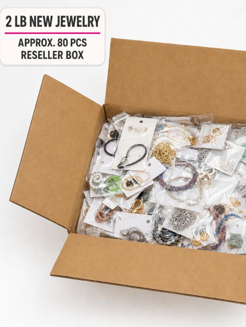 2LB Fashion Jewelry Wholesale Reseller Lot New - Picture 11 of 11